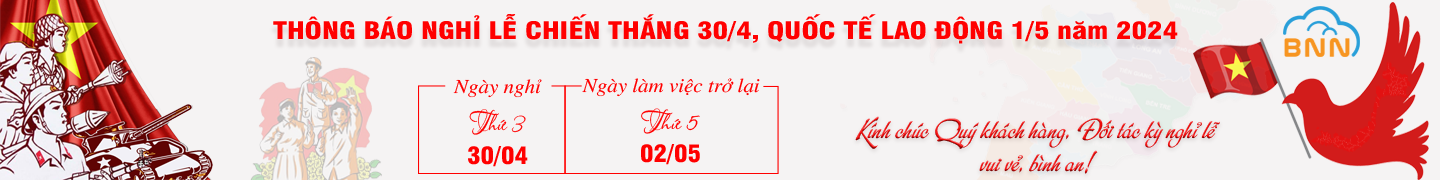 Thông báo nghỉ lễ 30.04 1.5 BNN Việt Nam